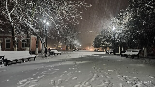 Зима в Мостовском